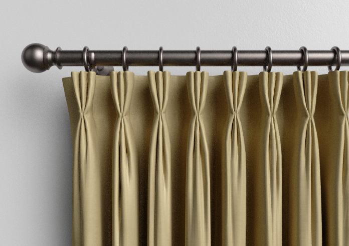 Shima Faux Silk, Latte - Made to Measure Curtains - Image 11